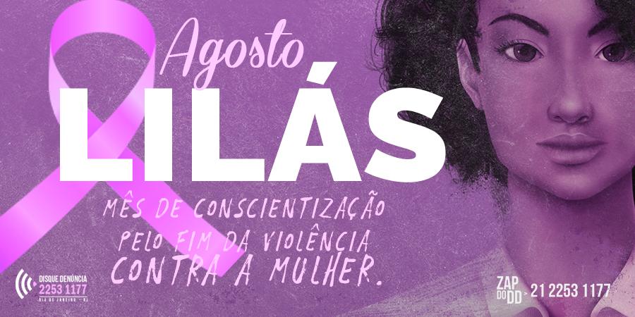 Agosto Lilás: Conscientização e Denúncias contra a Violência Doméstica